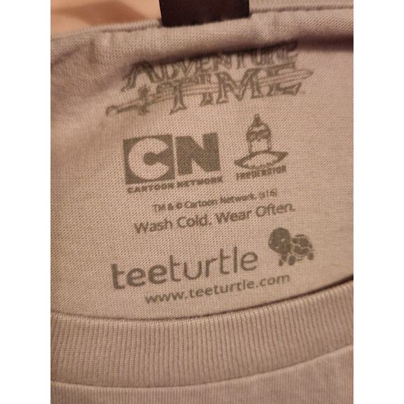 Cartoon Network Adventure Time Women's Tshirt Grey L - Picture 3 of 3